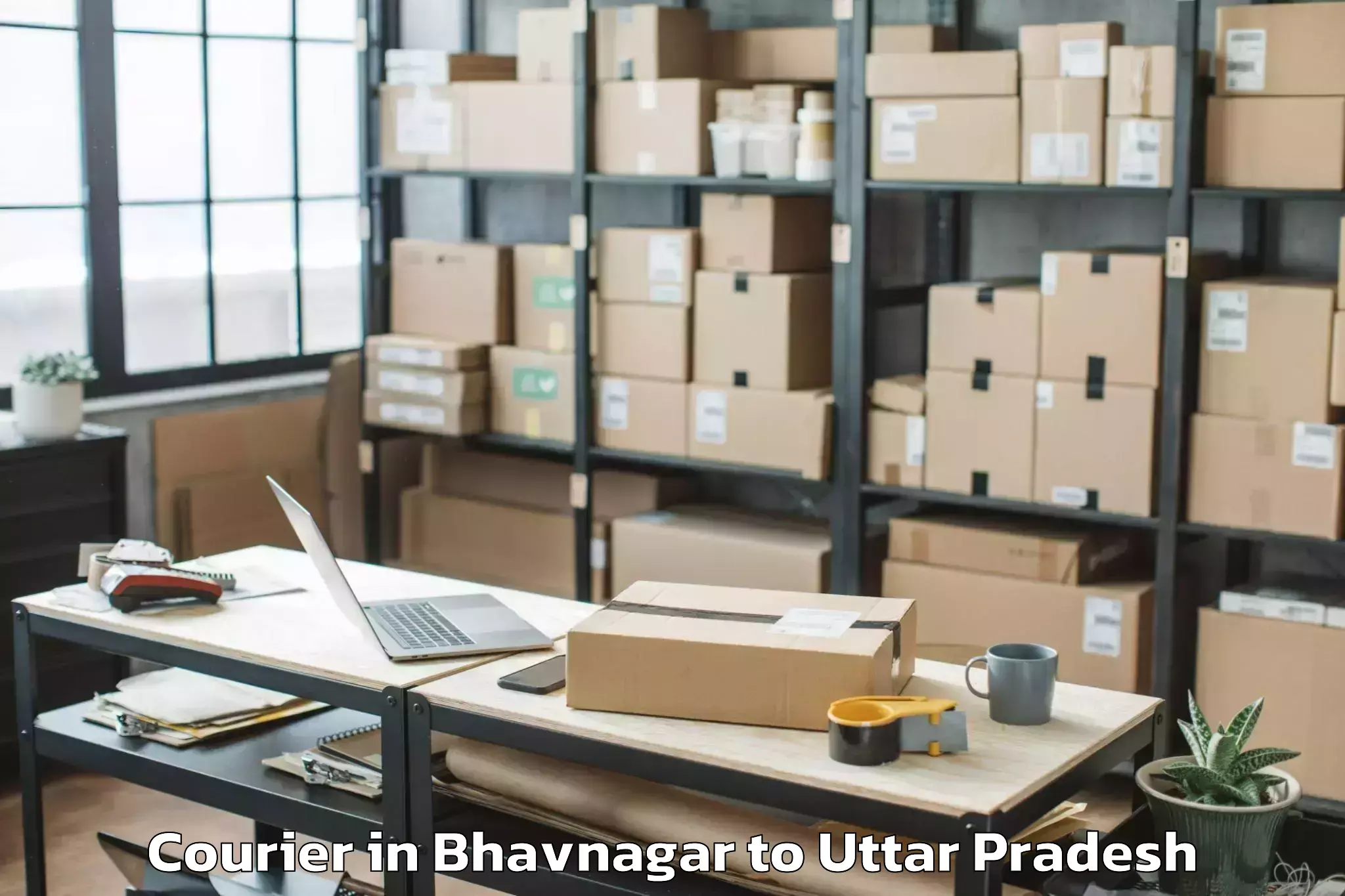 Leading Bhavnagar to Js University Shikohabad Courier Provider